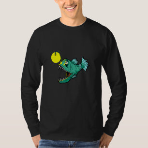 T-shirt Poisson pêcheur art