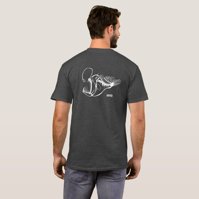 T-Shirt Poisson-Pêcheur des Abysses (Dos entier)