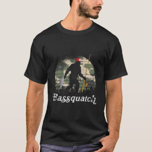 T-shirt Poisson Pêcheur Funny Enfants Retro Basse Pêche