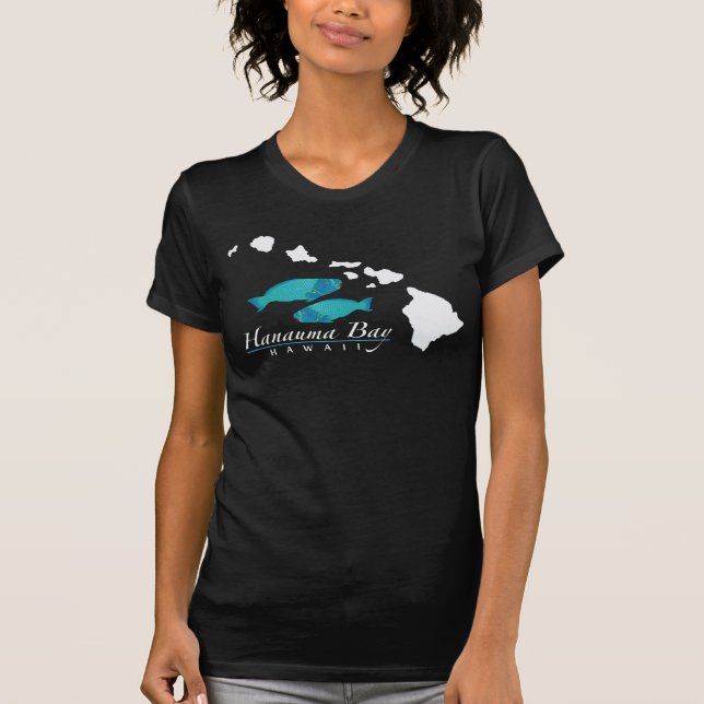 T-shirt Poisson perroquet - Hanauma Bay Hawaii (Devant)
