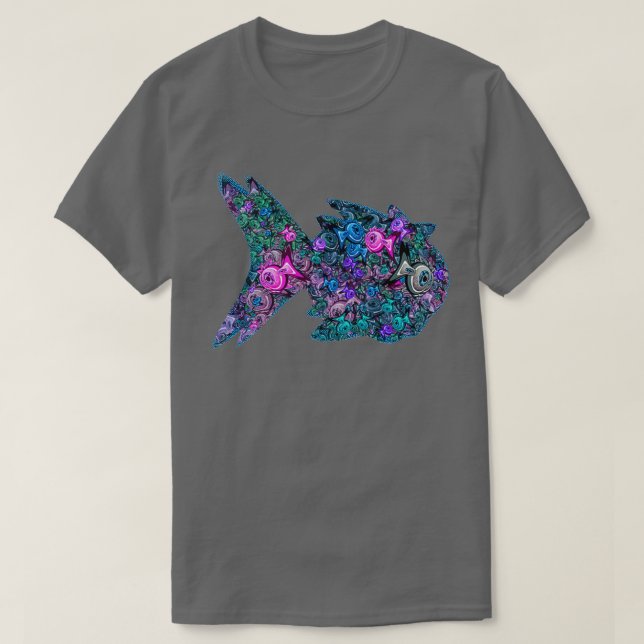 T-shirt Poisson plein O (Design devant)