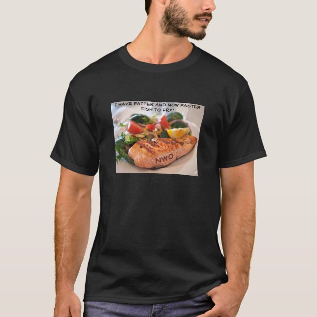T-shirt poisson plus rapide (foncé) (Devant)