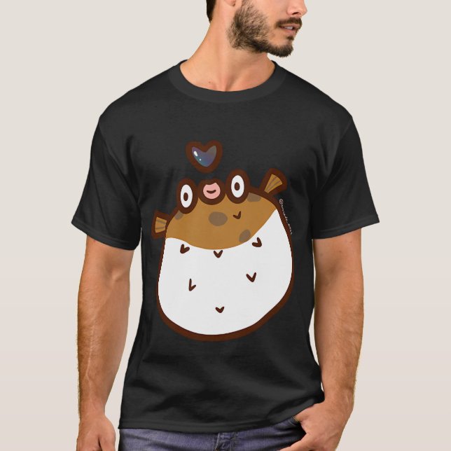 T-shirt Poisson porc-épic nigaud (Devant)