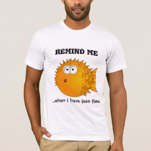 T-shirt Poisson-pouffer - mots amusants - me rappeler