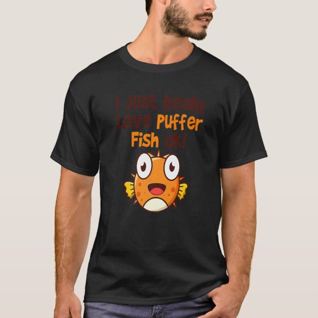T-shirt Poisson-pouffer Poisson-voleur Poisson-pouffer 1 (Devant)
