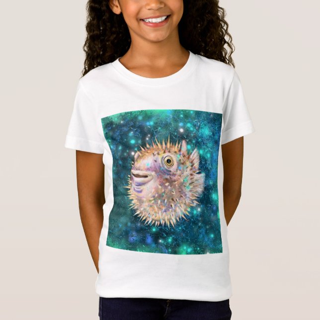 T-shirt Poisson Puffer (Devant)