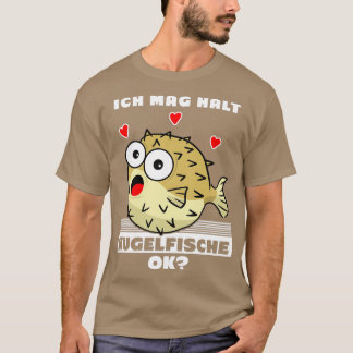 T-shirt Poisson Puffer J'Aime Poisson Puffer 1