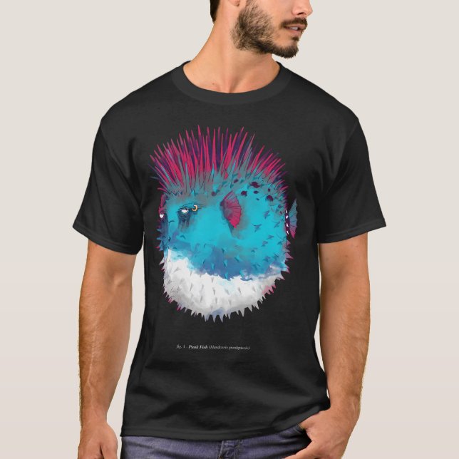 T-shirt Poisson Punk (Devant)