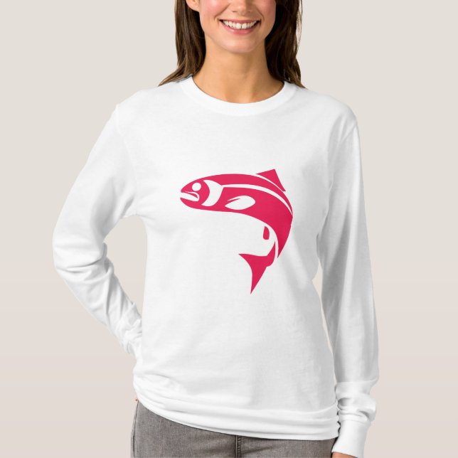 T-shirt Poisson rose (Devant)