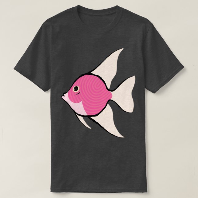 T-shirt Poisson rose (Design devant)