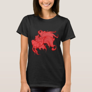 T-shirt Poisson rouge