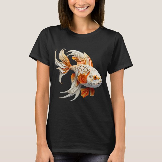 T-shirt Poisson rouge (Devant)
