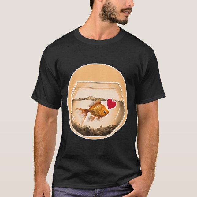 T-shirt poisson rouge (Devant)