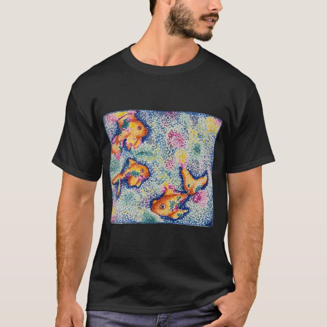 T-shirt Poisson rouge (Devant)