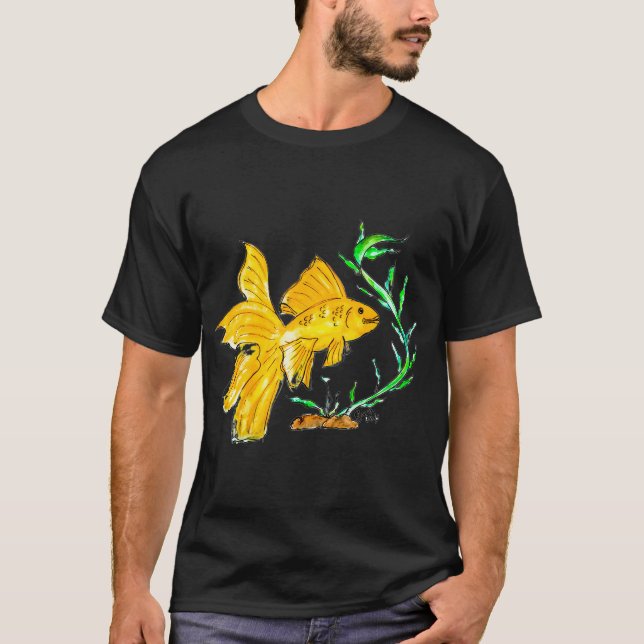 T-shirt Poisson rouge (Devant)