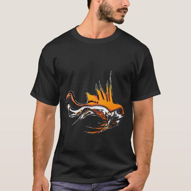 T-shirt Poisson rouge (Devant)
