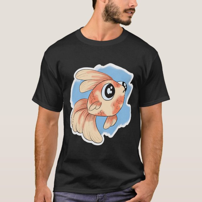 T-shirt Poisson rouge (Devant)