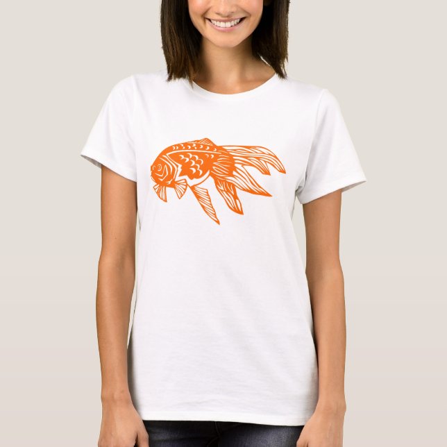 T-shirt Poisson rouge (Devant)
