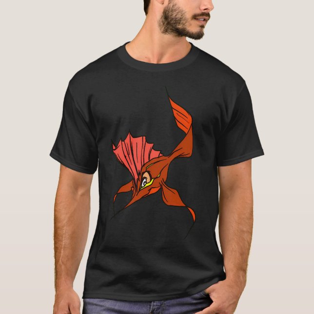 T-shirt Poisson Rouge (Devant)