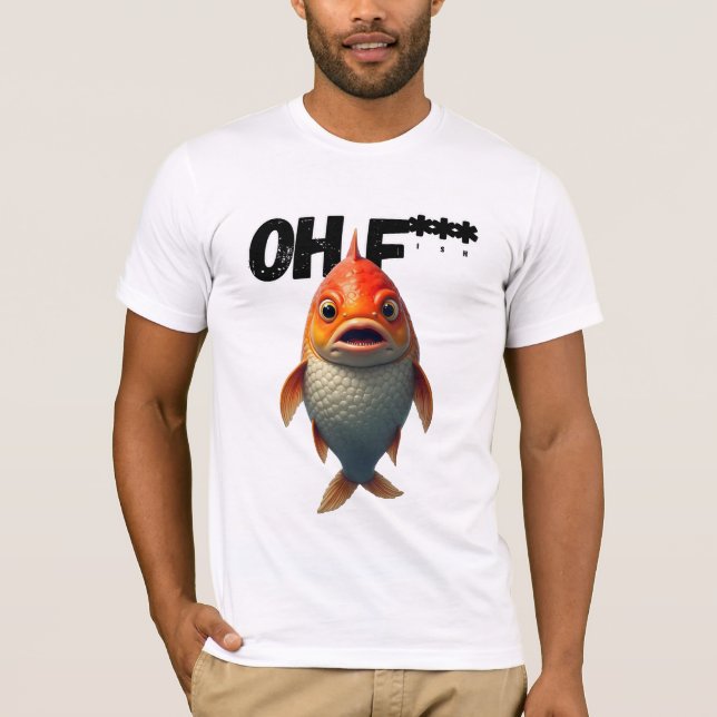 T-shirt Poisson rouge (Devant)