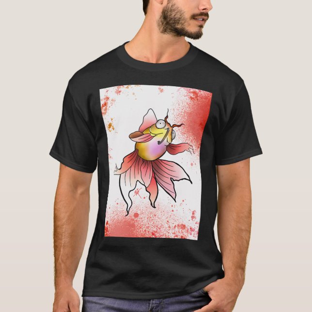T-shirt Poisson rouge (Devant)
