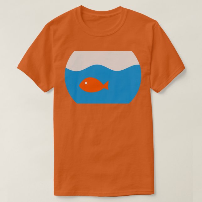 T-shirt poisson rouge 2 (Design devant)
