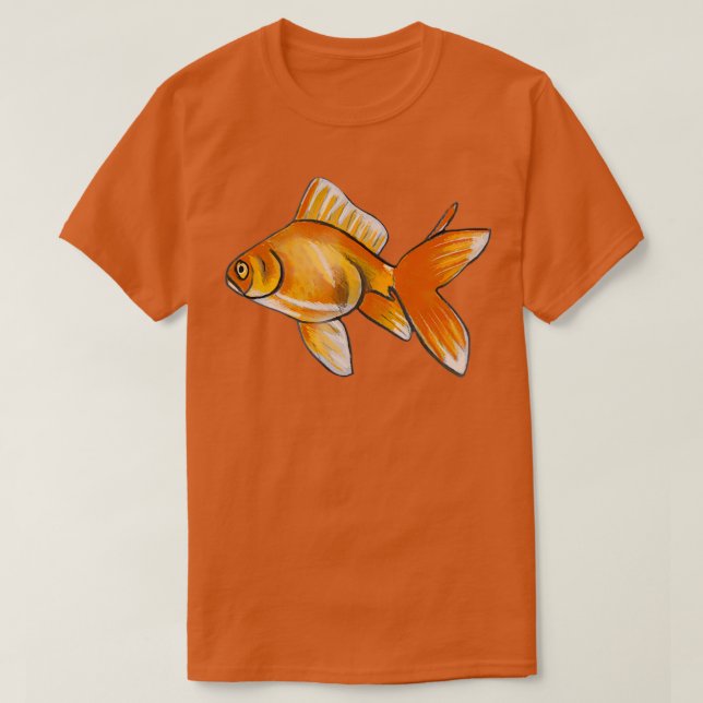 T-shirt Poisson rouge 40 (Design devant)