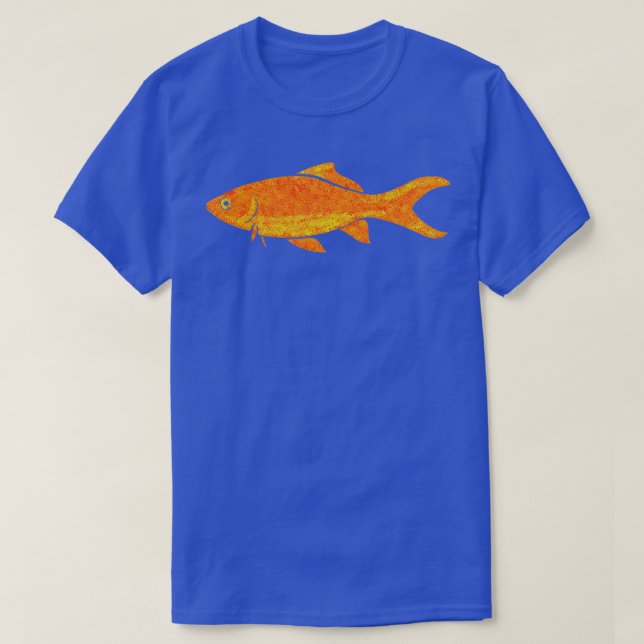 T-shirt poisson rouge Abstrait (Design devant)