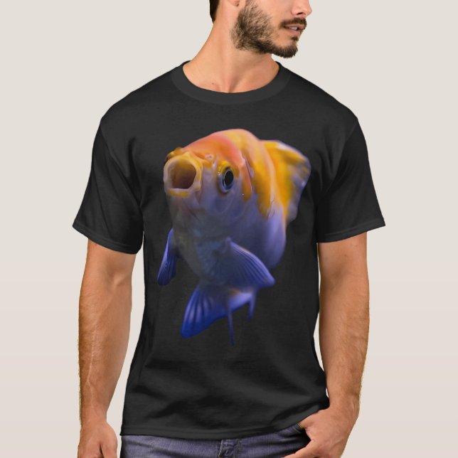 T-shirt Poisson rouge choqué (Devant)