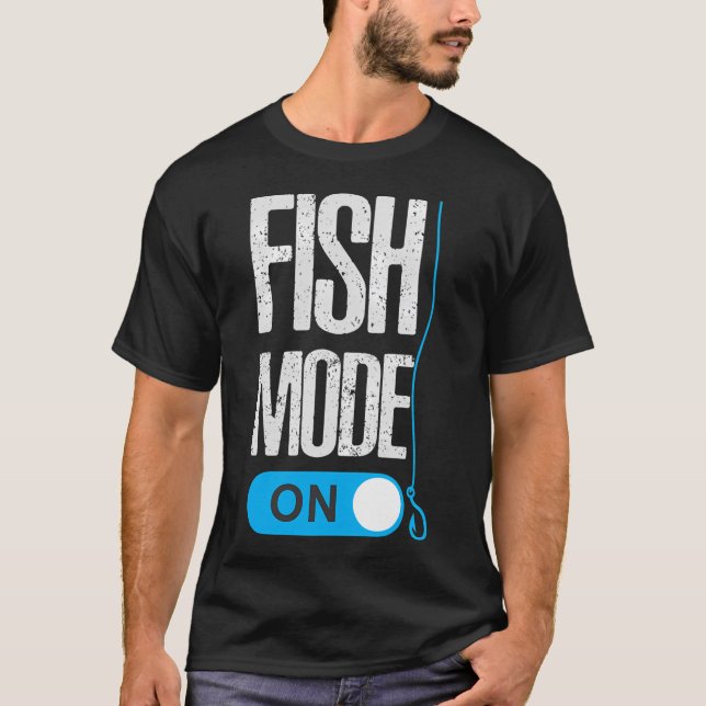 T-shirt Poisson rouge dans un bocal (Devant)