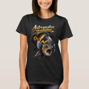 T-shirt Poisson rouge dans une bouteille