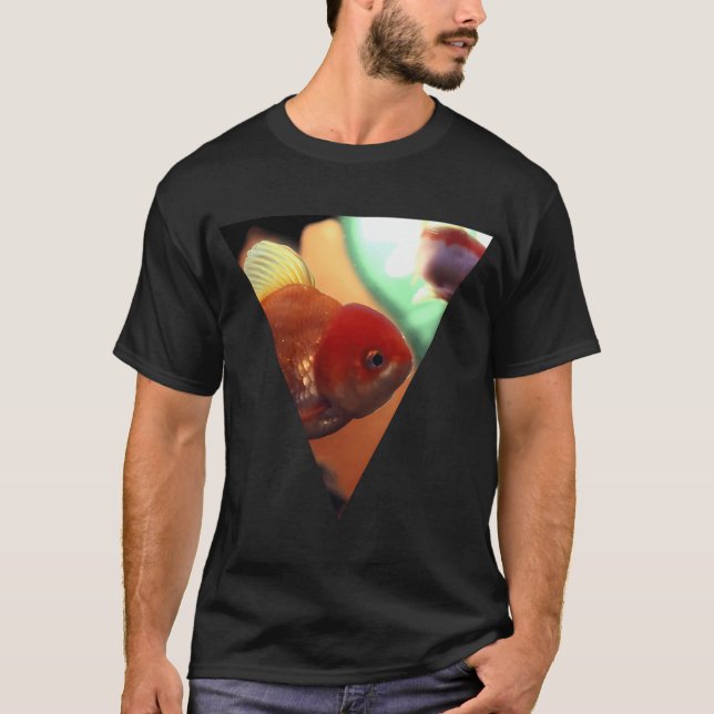 T-shirt poisson rouge d'eau douce (Devant)