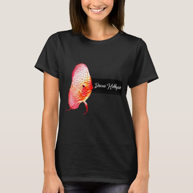 T-shirt Poisson rouge en aquarium (Devant)
