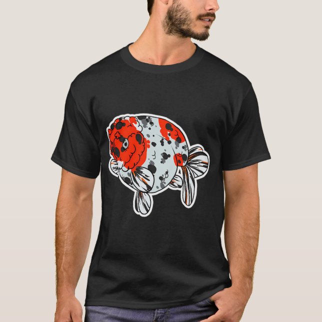 T-shirt Poisson rouge fantaisie - Ranchu (Devant)