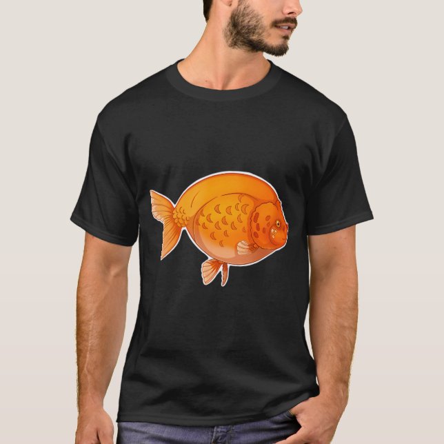 T-shirt Poisson rouge fantaisie - Ranchu (Devant)