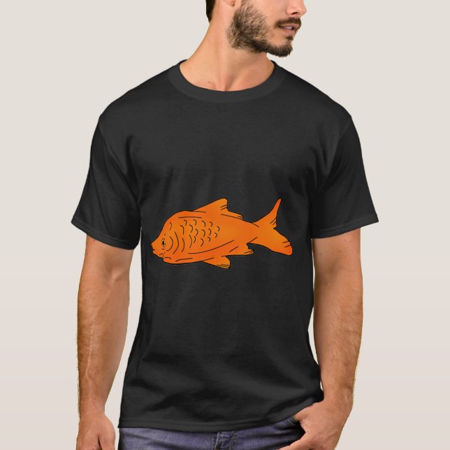 T-shirt Poisson Rouge-Orange (Devant)