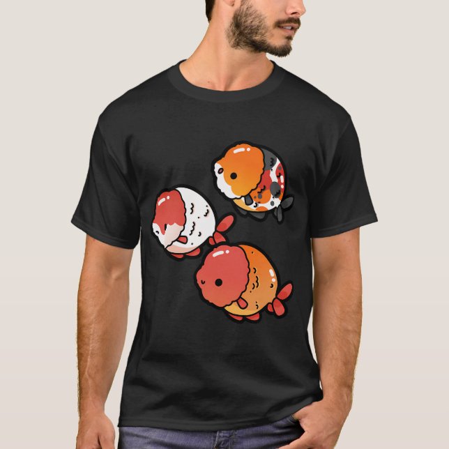 T-shirt Poisson rouge Ranchu (Devant)