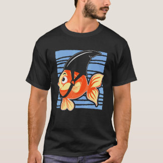 T-shirt Poisson rouge Requin Nageoire Poisson Collectionne