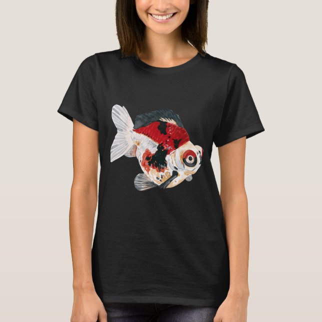 T-SHIRT POISSON ROUGE RYUKIN TÉLESCOPE (Devant)