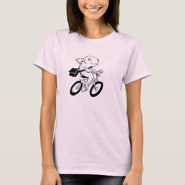 T-shirt Poisson sans vélo (Devant)