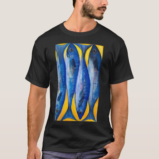 T-shirt poisson sarde 4 (Devant)