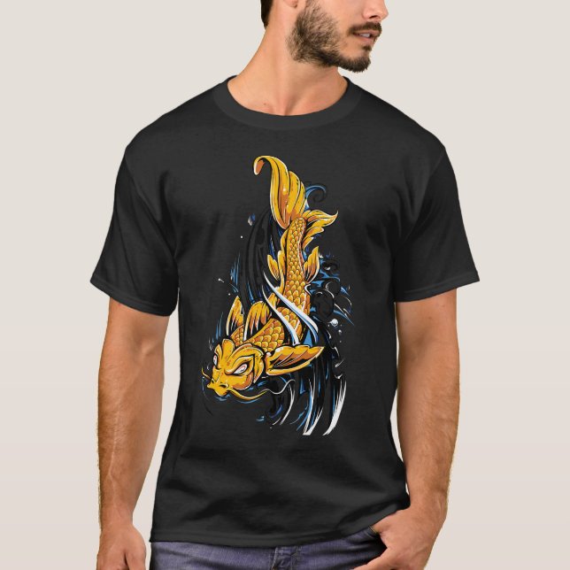 T-shirt Poisson sauvage dans la mer (Devant)