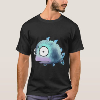 T-shirt Poisson Sceptique Tacheté
