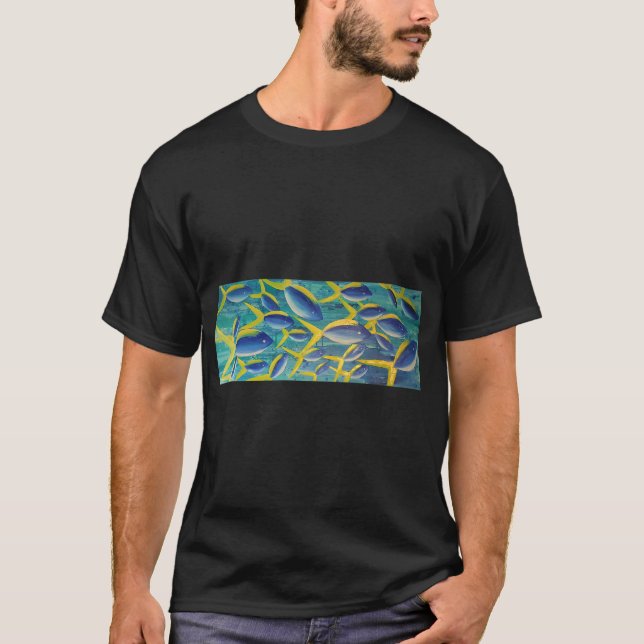 T-shirt Poisson scintillant (Devant)