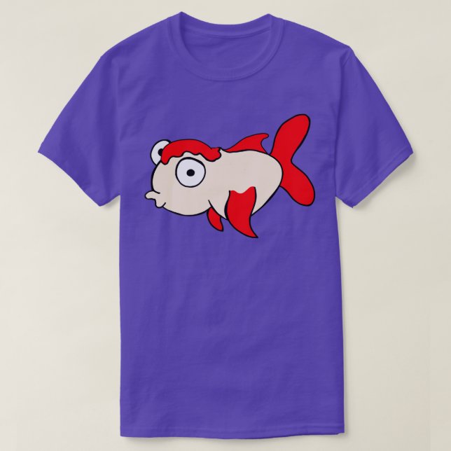 T-shirt Poisson soyeux (Design devant)