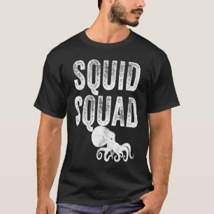 T-shirt Poisson Squad Océan Océan Octopus Vintage désorgan