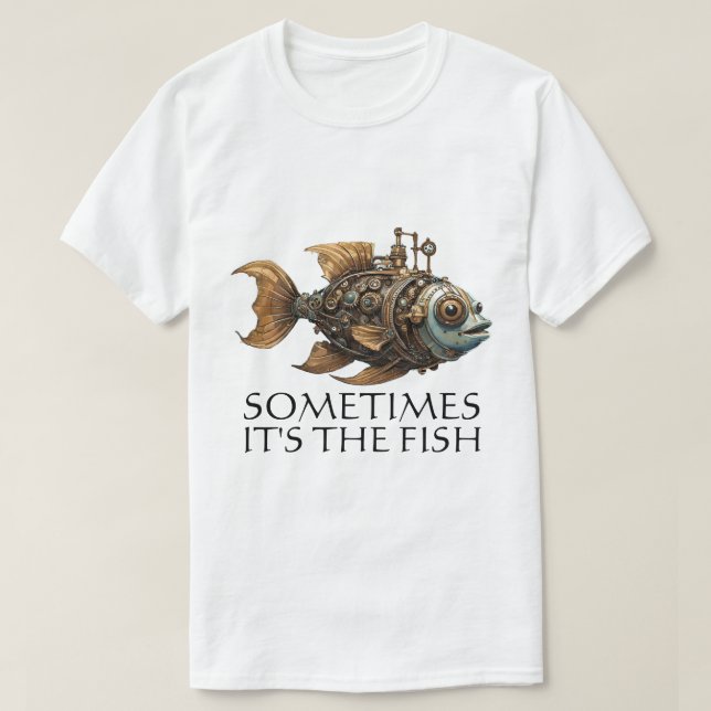 T-Shirt Poisson Steampunk ! (Design devant)