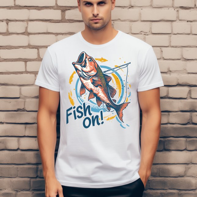 T-shirt Poisson sur (Créateur téléchargé)