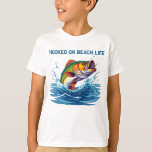 T-shirt Poisson sur la plage