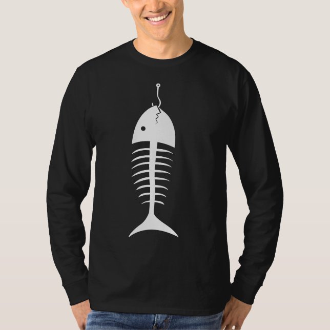 T-shirt Poisson Sur Le Crochet (Devant)